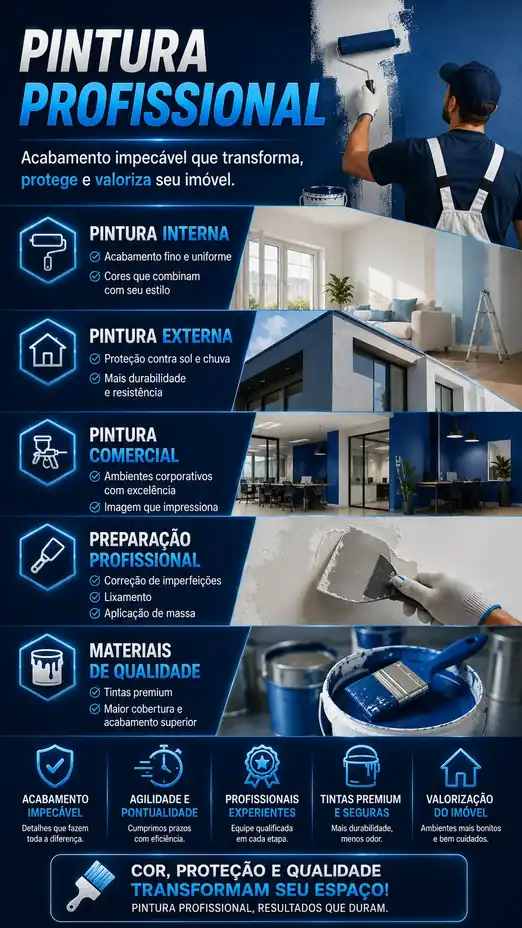 Banner de pintura profissional